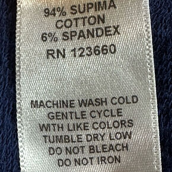 SPLITS59 Women's Draped Open Front Cardigan Jacket Blue Size Medium - Picture 11 of 11